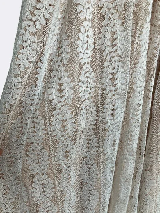 Lulus Eliana Lace Maxi Dress White/Nude Nordstrom Size XS - Picture 5 of 13